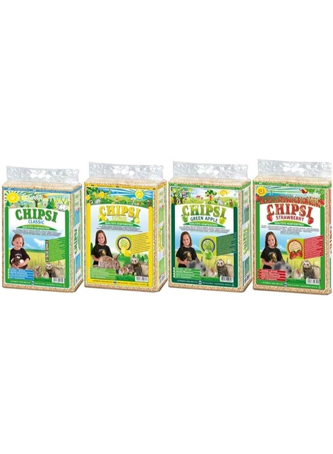 جي ار اس JRS حيوانات صغيرة شيبسي حمضيات 3.2 كجم (60 لتر) - [فضلات رقائق البطاطس برائحة الفواكه والليمون الطازج] - Image 3